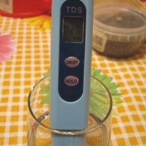 26 ppm - вода из моей системы обратного осмоса